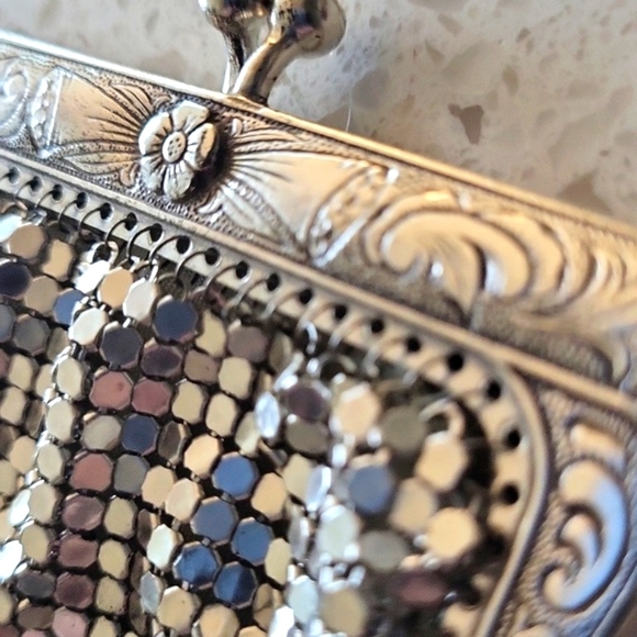 Antique Silver West GERMANY Mesh Evening Coin Purse. - Picture 7 of 7